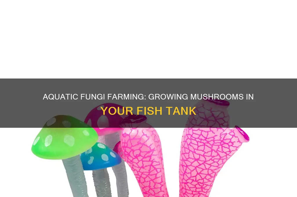 how to grow mushrooms in a fish tank