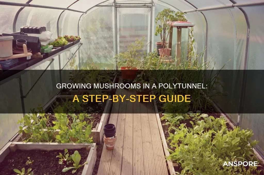 how to grow mushrooms in a polytunnel