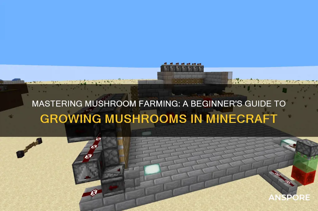 how to grow mushrooms mincraft