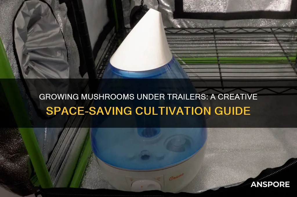 how to grow mushrooms under trailer