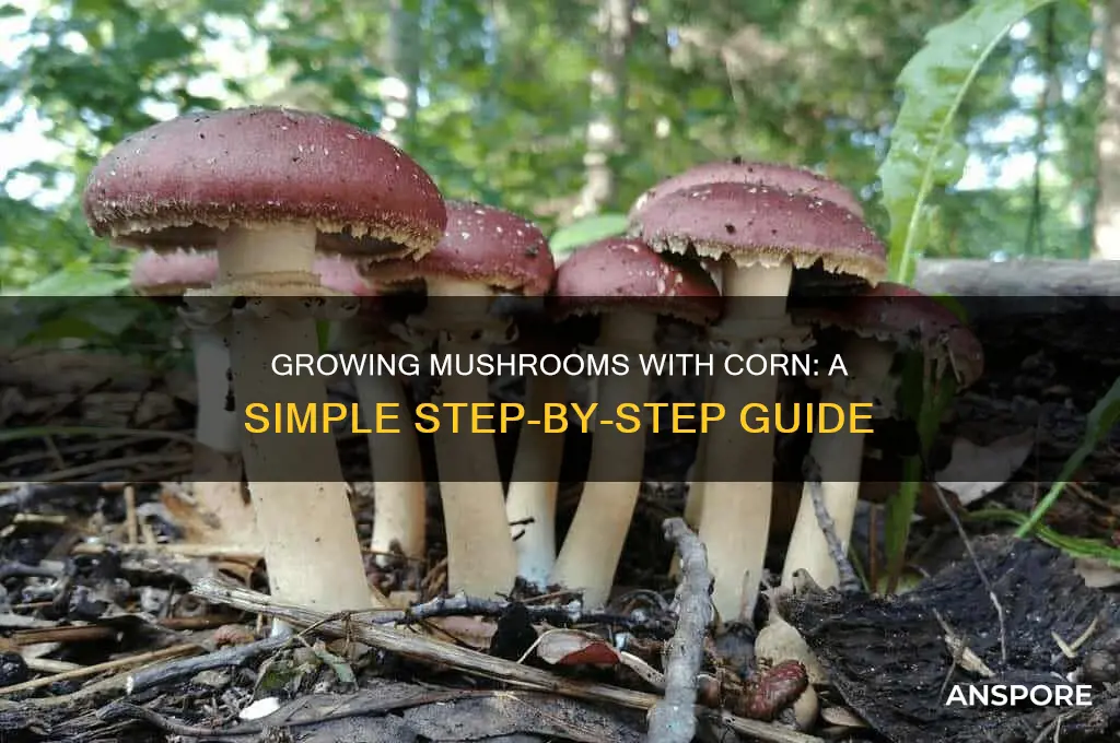 how to grow mushrooms withcorn
