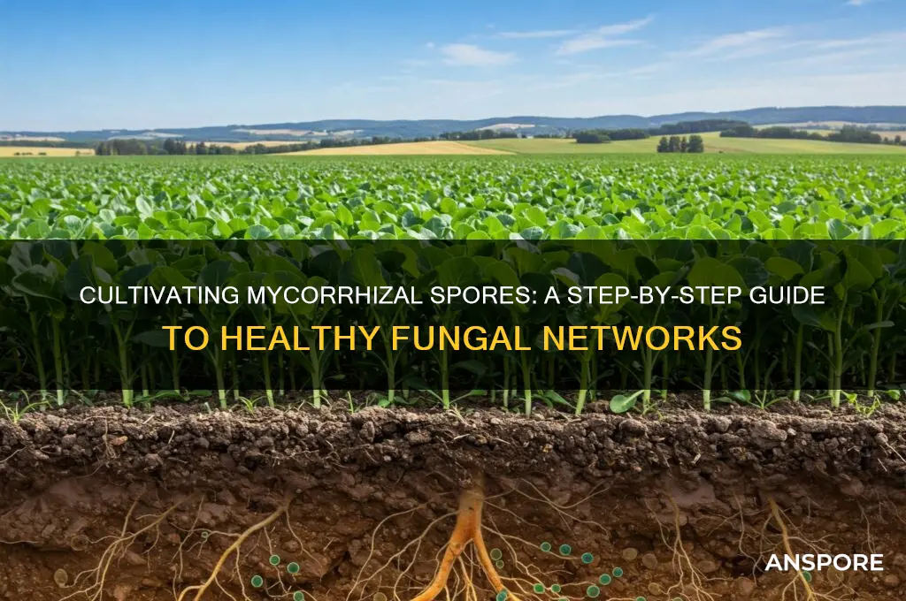 how to grow mycorrhizal spores