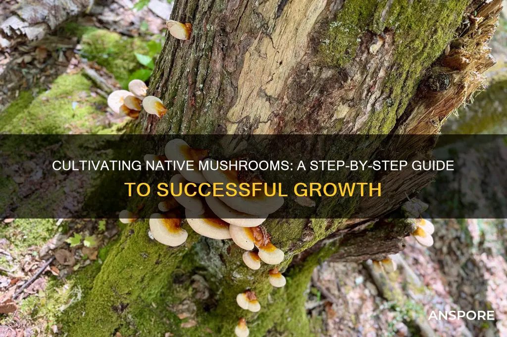 how to grow native mushrooms