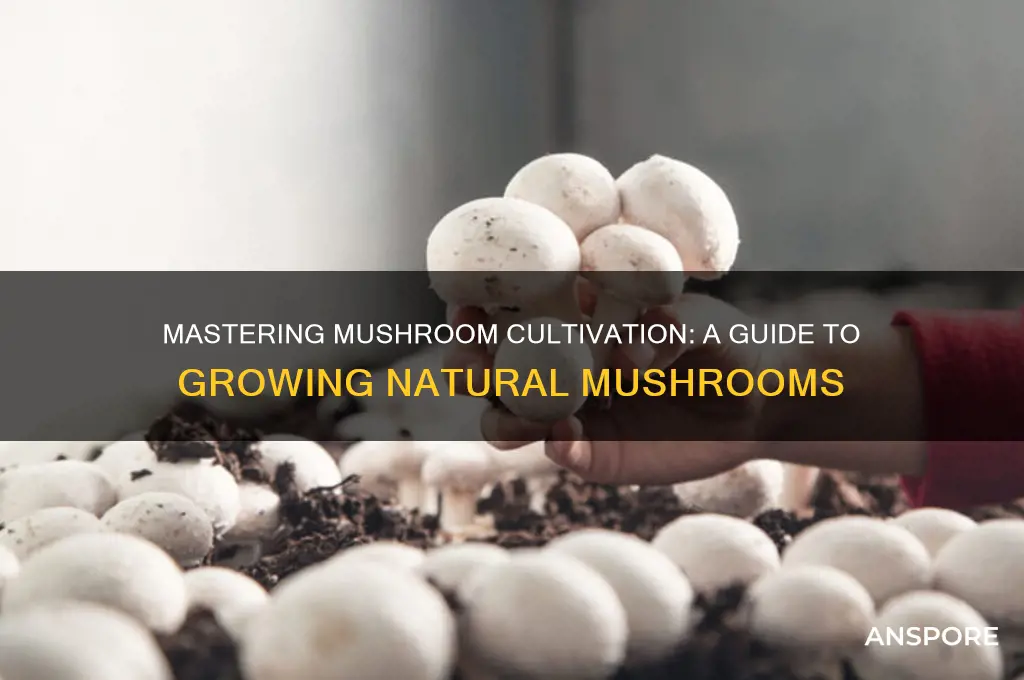 how to grow natural mushrooms