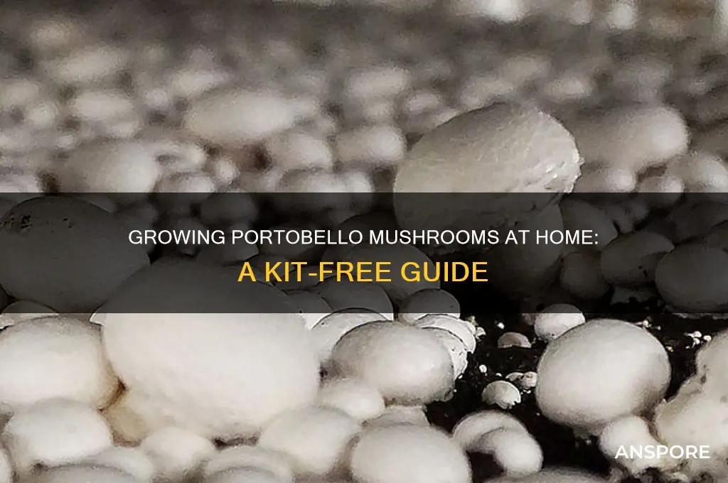 how to grow portobello mushrooms without a kit