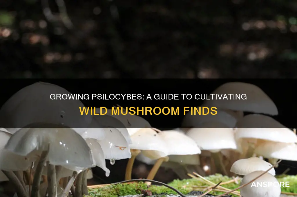 how to grow psilicybes from wild found mushrooms