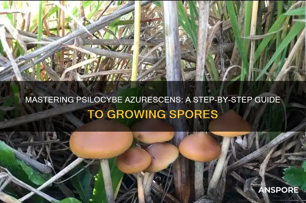 how to grow psilocybe azurescens spores