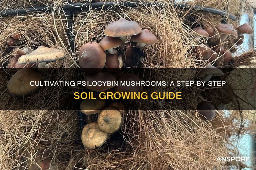 how to grow psilocybin mushrooms in soil