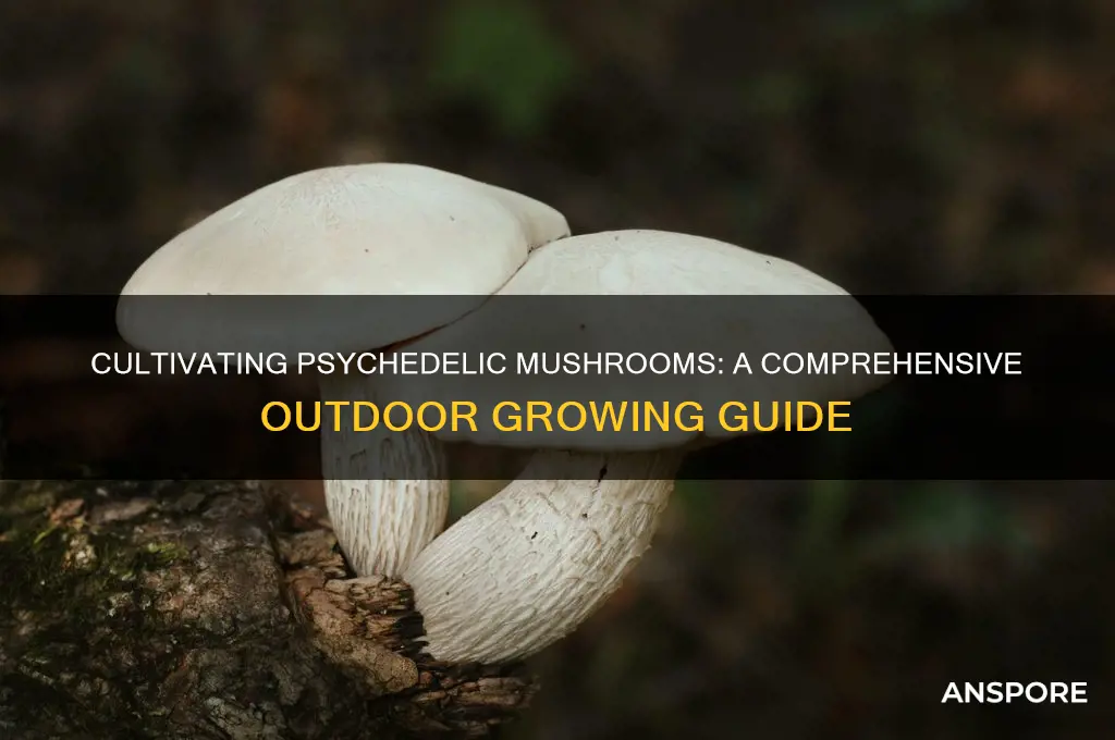 how to grow psychedelic mushrooms outdoors
