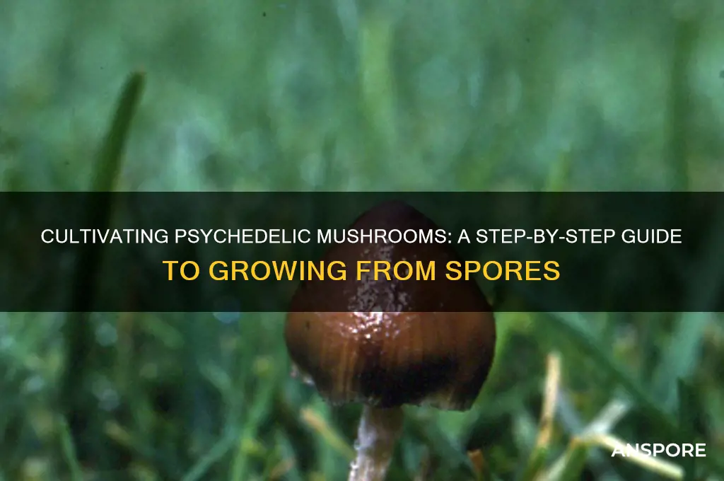 how to grow psychodelic mushrooms from spores