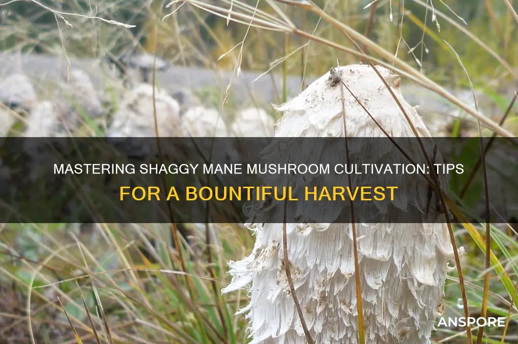 how to grow shaggy mane mushrooms