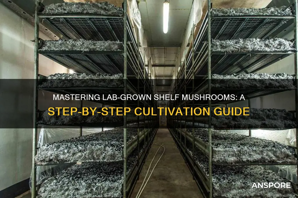 how to grow shelf mushroom in lab