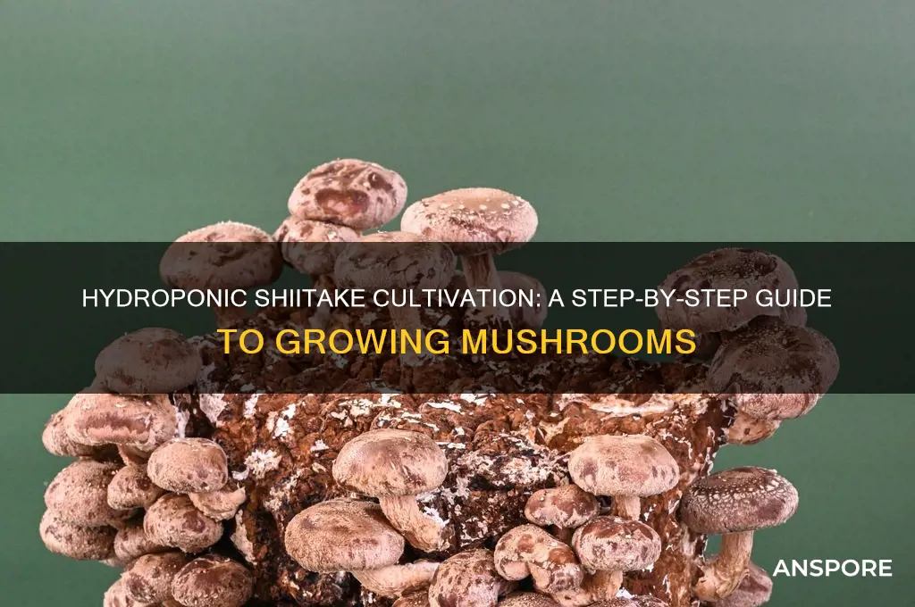 how to grow shiitake mushrooms hydroponically