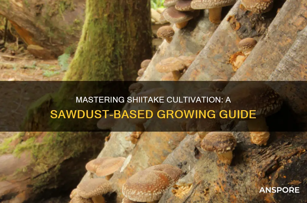 how to grow shiitake mushrooms in sawdust