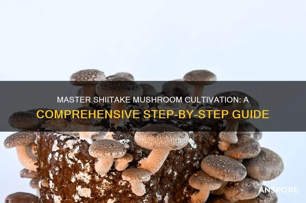 how to grow shiitake mushrooms step by step