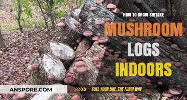 Indoor Shiitake Mushroom Cultivation: A Step-by-Step Log Growing Guide