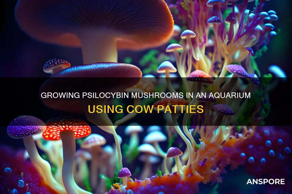 how to grow silopsybin mushrooms in aqarium from cow patty