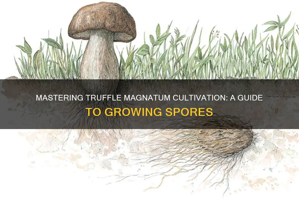 how to grow truffle magnatum spores