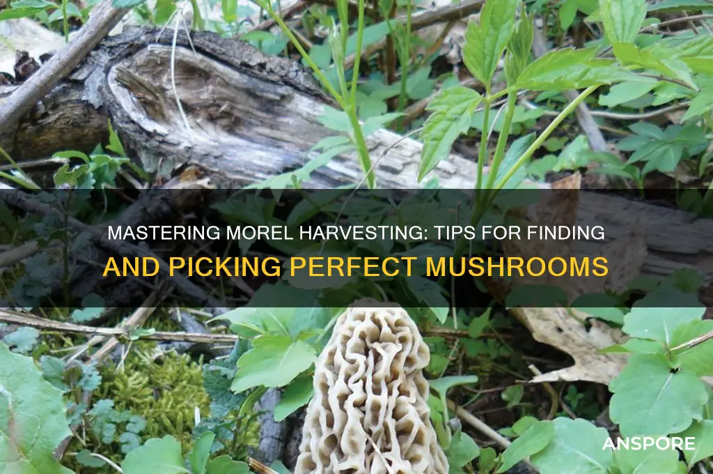 how to harvest a morel mushroom