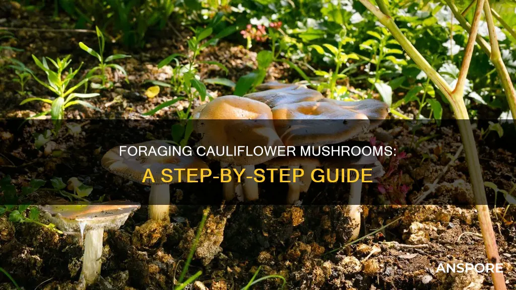 how to harvest cauliflower mushroom