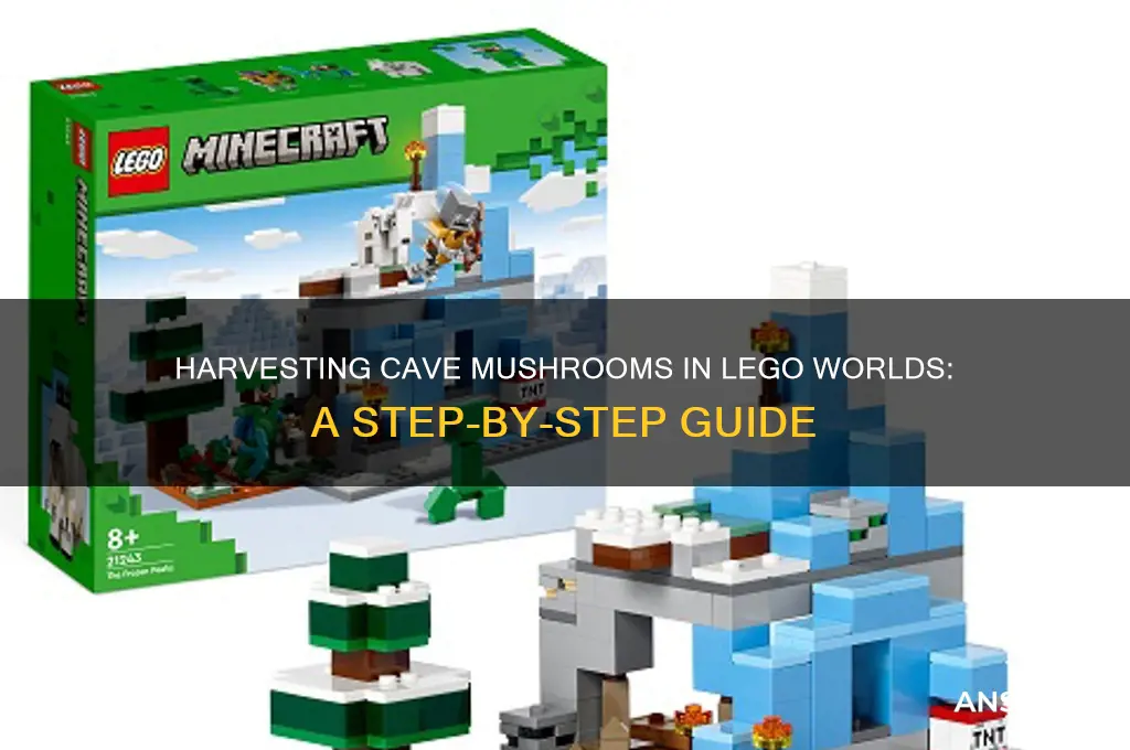 how to harvest cave mushrooms in lego worlds