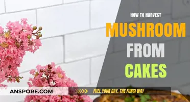 Mastering Mushroom Harvesting: A Step-by-Step Guide to Cake Cultivation