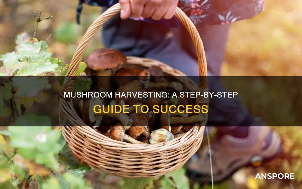 how to harvest mushrooms