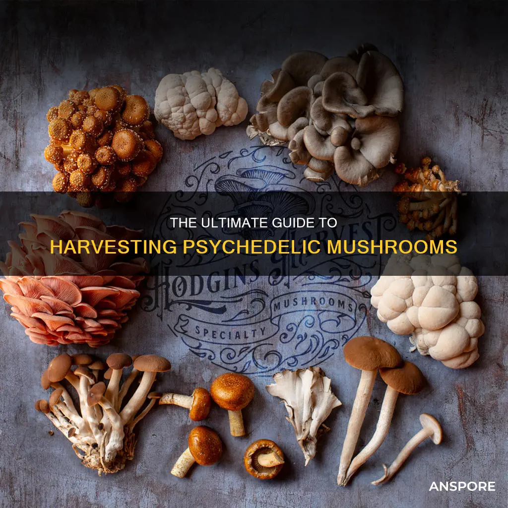 how to harvest pschodelic mushrooms