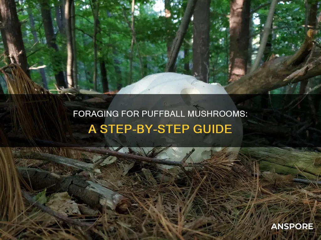how to harvest puffball mushrooms