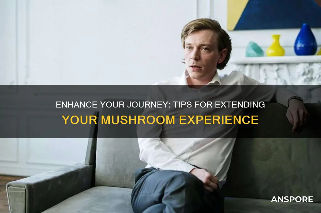 how to have a longer mushroom trip
