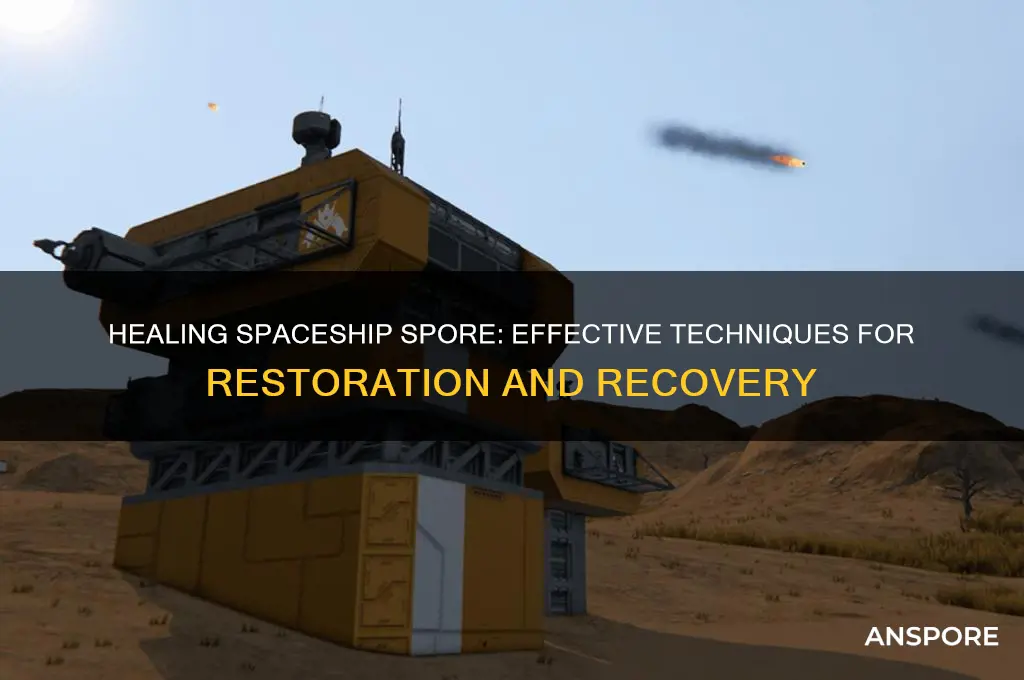 how to heal spaceship spore