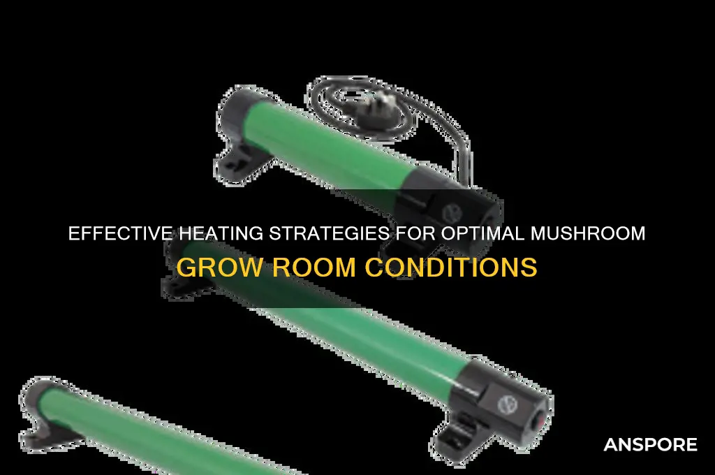how to heat a mushroom grow room
