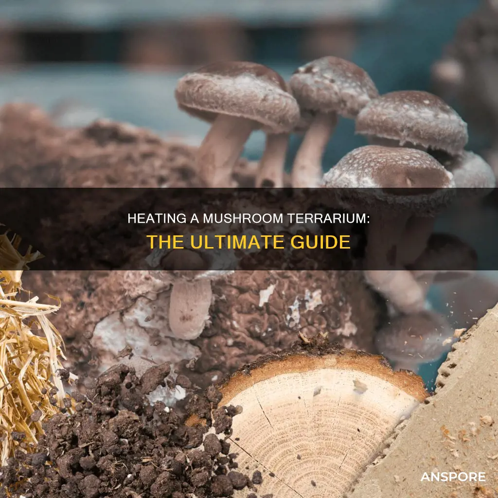 how to heat mushroom terrarium