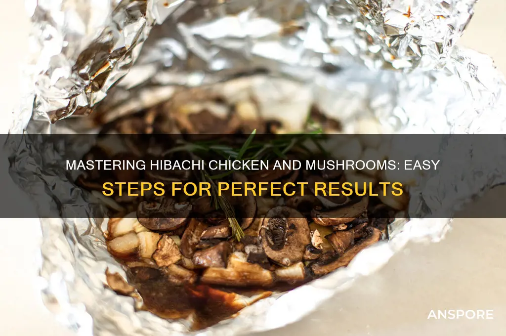 how to hibachi chicken and mushrooms