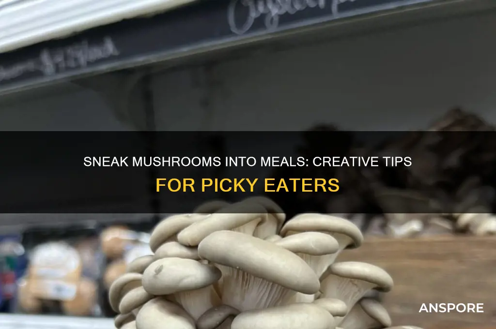 how to hide mushrooms in food