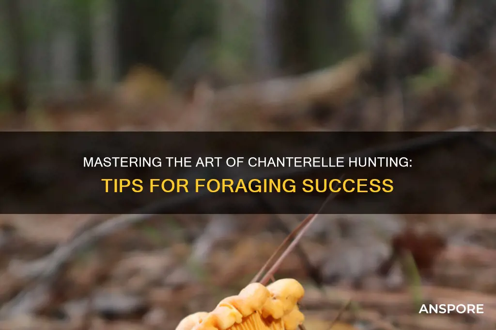 how to hunt for chanterelle mushrooms