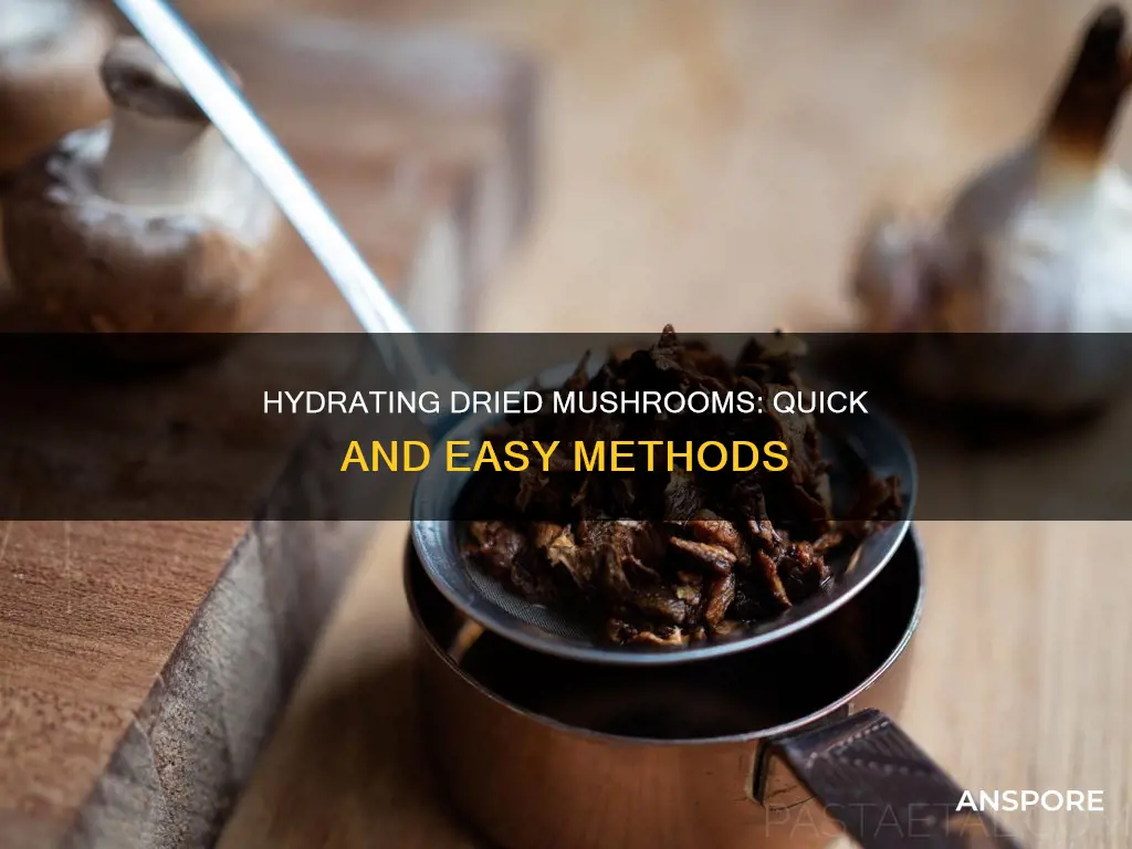 how to hydrate dried mushrooms