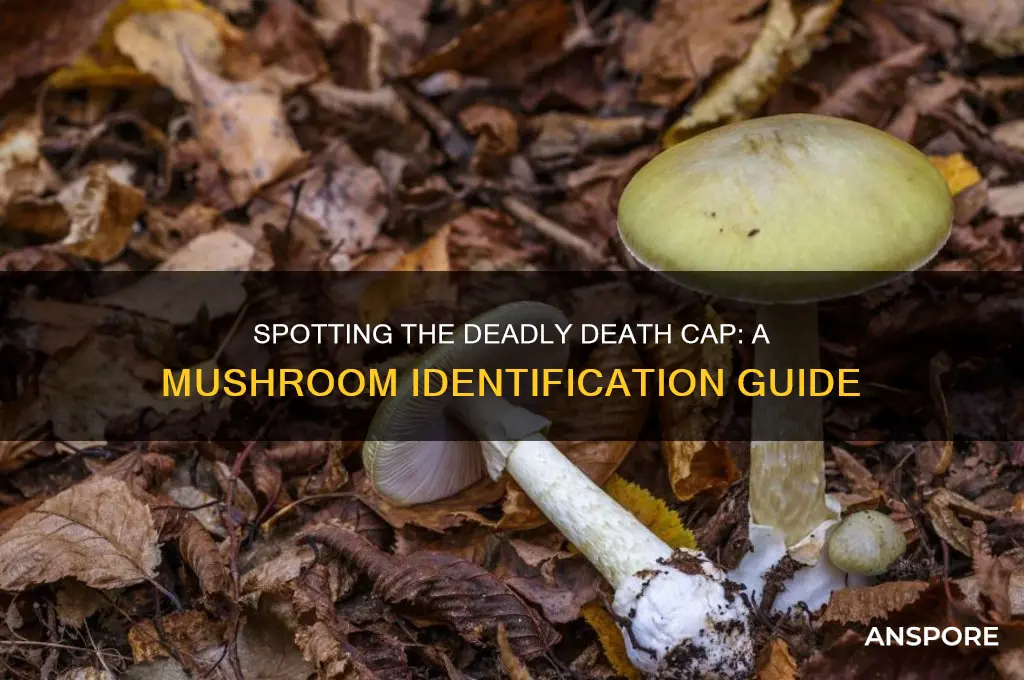 how to identify a death cap mushroom