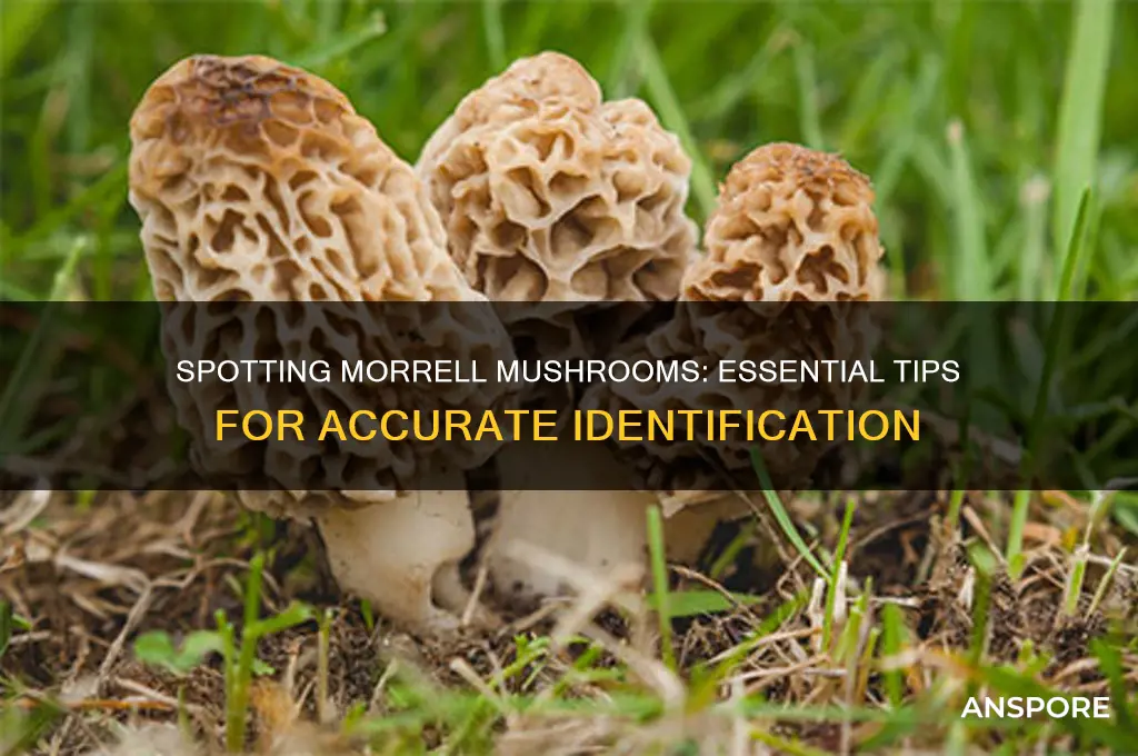 how to identify a morrell mushroom