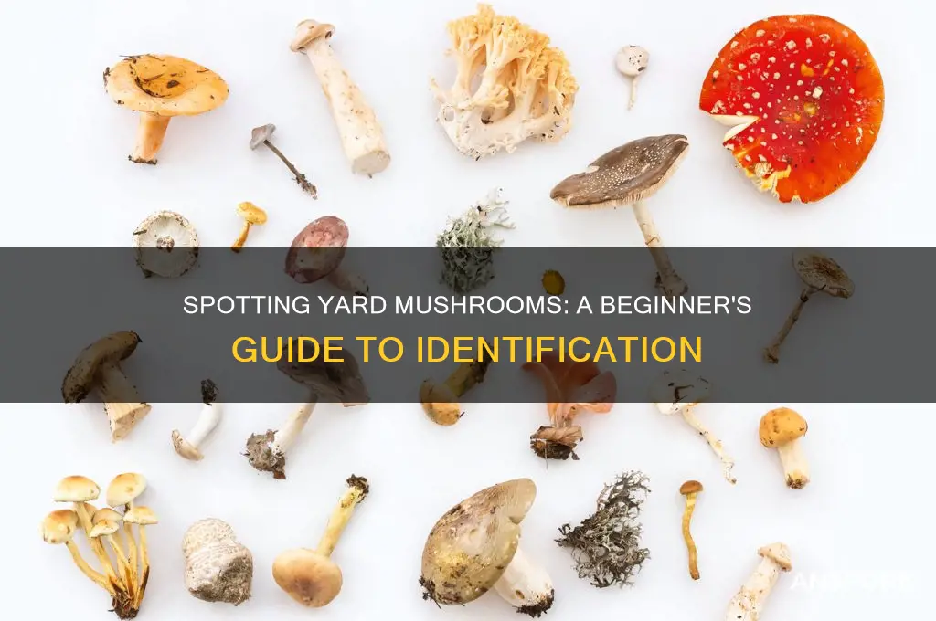 how to identify a mushroom in my yard
