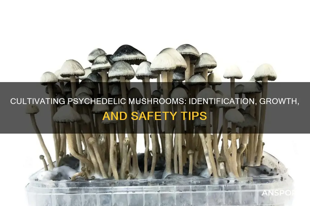 how to identify and grow psychedelic mushrooms