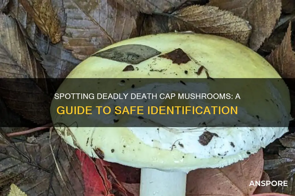 how to identify death cap mushrooms