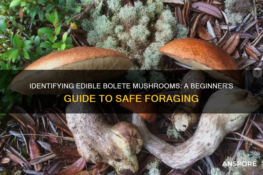 how to identify edible bolete mushrooms