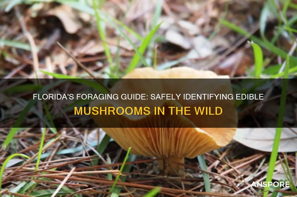 how to identify edible mushrooms in florida