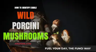 Spotting Edible Porcini Mushrooms: A Beginner's Guide to Safe Foraging