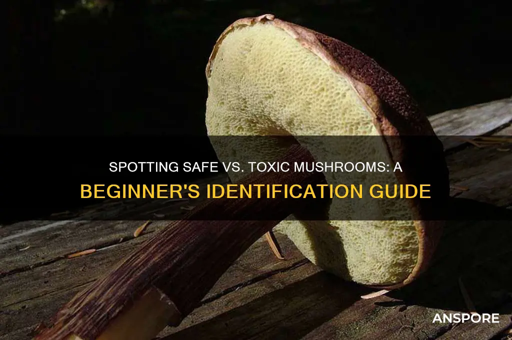 how to identify good and bad mushrooms