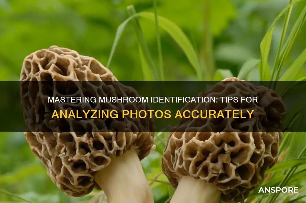 how to identify mushrooms in a photograph