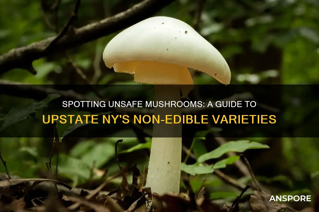 how to identify non edible mushrooms in upstate ny