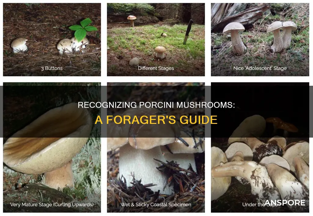 how to identify porcini mushrooms
