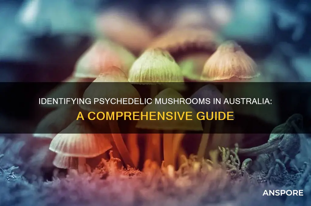 how to identify psychedelic mushrooms australia